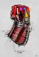 Free download iron mans iron gauntlet poster [distributed on avengers endgame re-realease] free photo or picture to be edited with GIMP online image editor